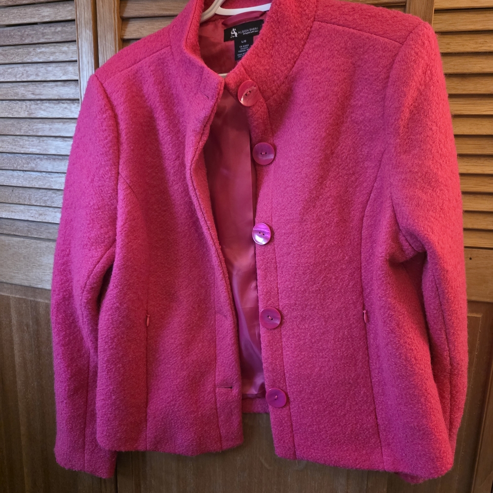Pink Button-Up Jacket